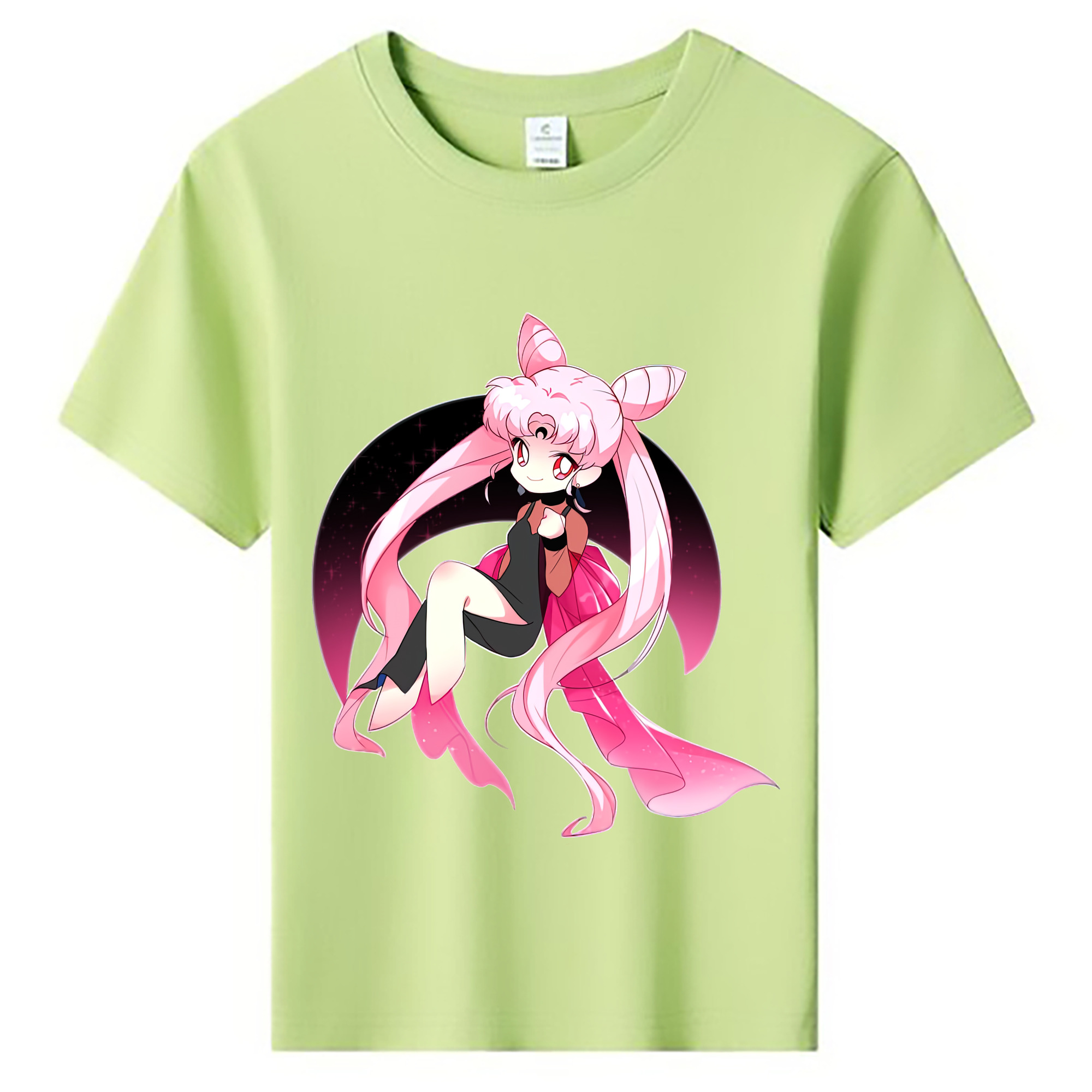 （画像用） 美少女戦士セーラームーン ちびうさ Sailor Moon Chibiusa Tsukino Usagi Small Lady Serenity 綿100％キッズTシャツ（フロントプリント）